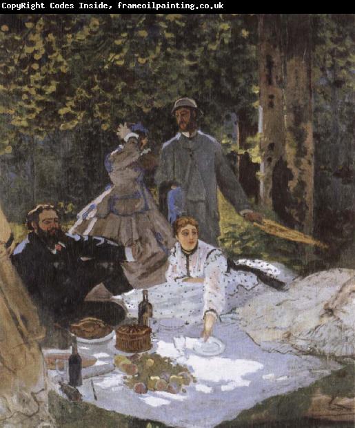 Claude Monet Le dejeuner sur i-herbe